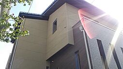 Ｂ号棟（正面、１月完成）からの街並み。