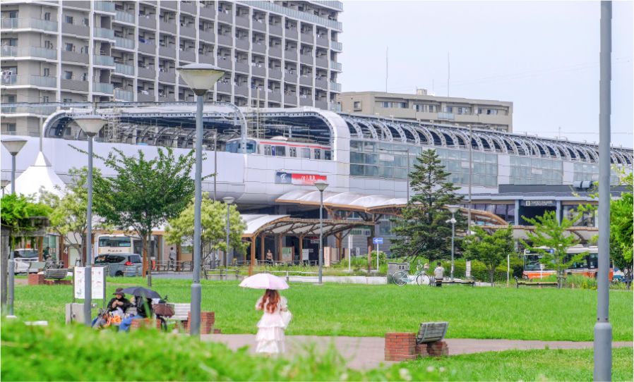 ルピアシェリール八潮 駅前なのに、緑豊かな公園がある日常。