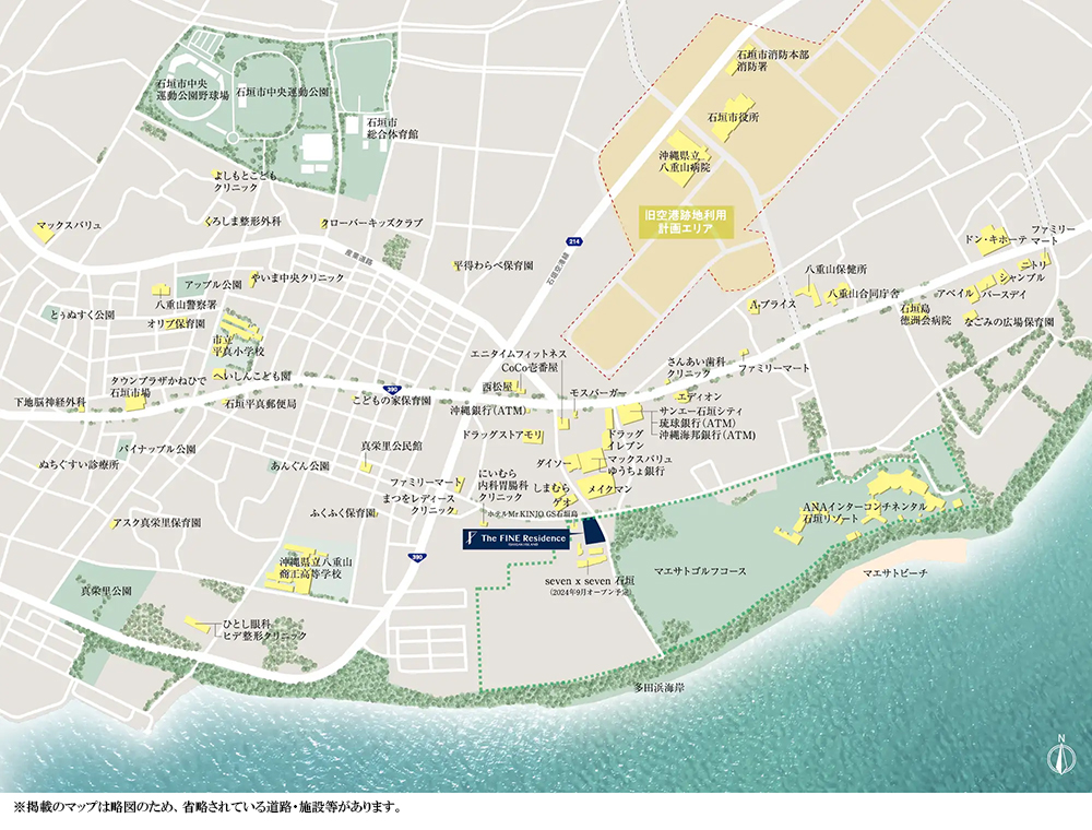 ザ・ファインレジデンス石垣島：案内図