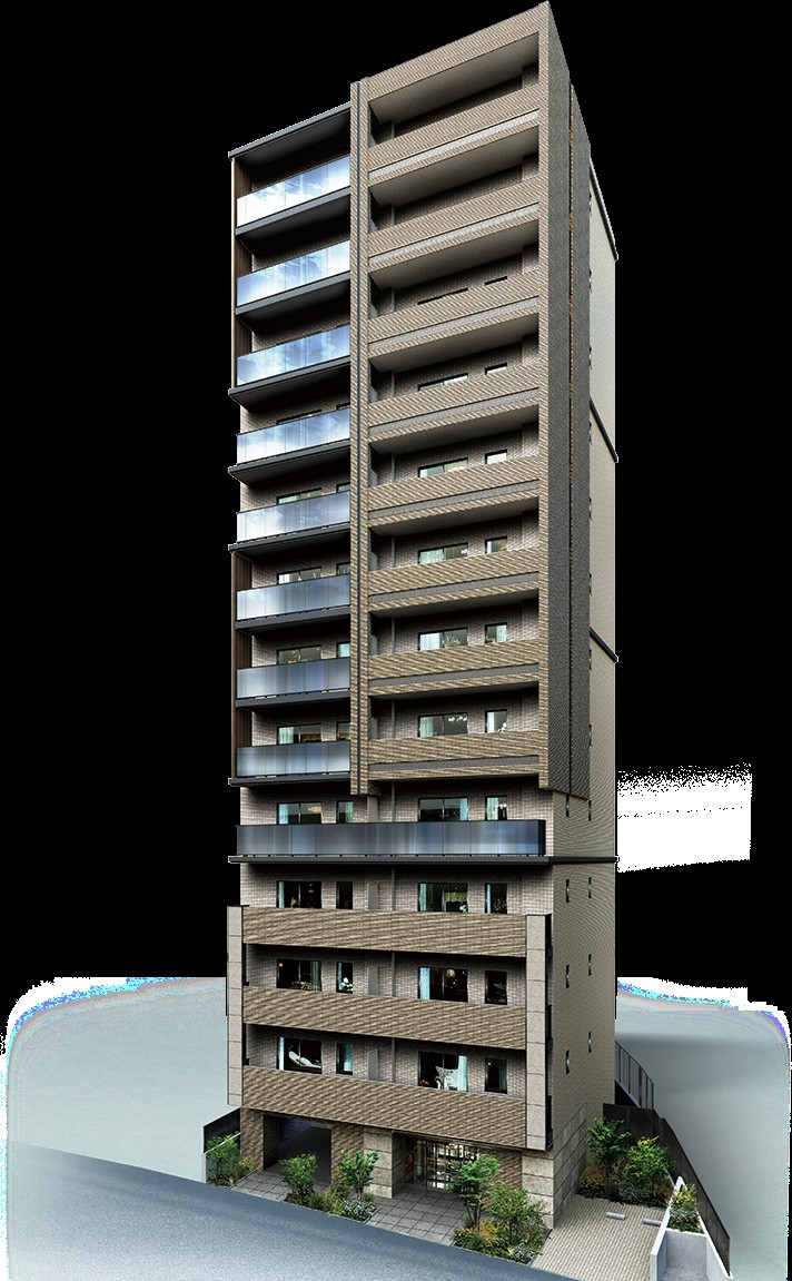 イノバス目白 洗練された外観と全邸角住戸のプライベート空間
