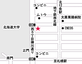 株式会社ハウスメイトショップ 札幌北大前店の周辺地図