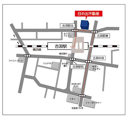 日の出不動産株式会社の周辺地図