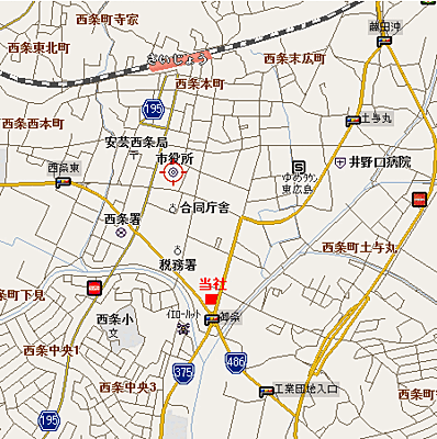 ハウスメイトネットワーク東広島店 有限会社アクシアエステートの周辺地図