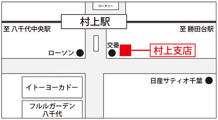 株式会社オカムラメイト 村上支店の周辺地図