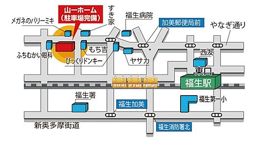 株式会社山一ホームの周辺地図