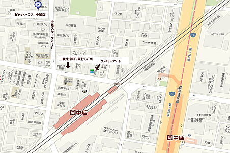 株式会社スバル ピタットハウス中延店の周辺地図