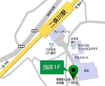 株式会社タウンハウジング神奈川　二俣川店の周辺地図