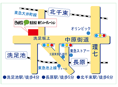 株式会社ゲンコーポレーションの周辺地図
