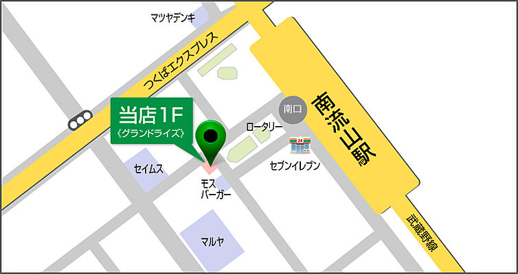 株式会社タウンハウジング千葉　南流山店の周辺地図