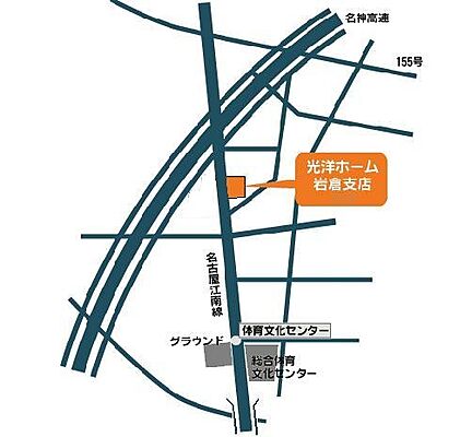 光洋ホーム株式会社の周辺地図