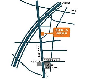 光洋ホーム株式会社の周辺地図
