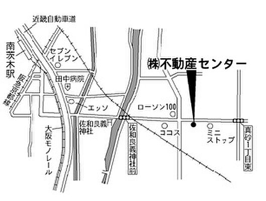 株式会社不動産センターの周辺地図