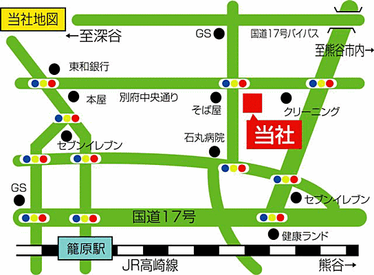 有限会社協立建設の周辺地図