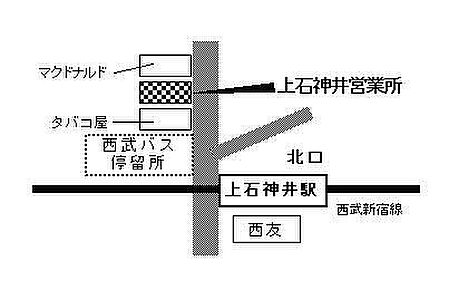 株式会社タイセイ・ハウジー　上石神井営業所の周辺地図