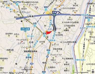 株式会社良和ハウス 安佐南店の周辺地図