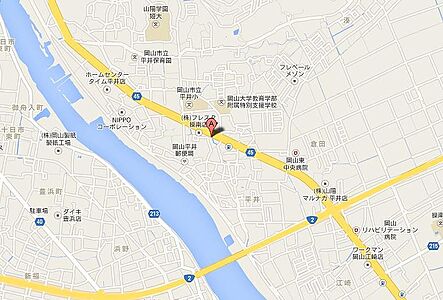 BRUNO不動産株式会社 エイブルNW岡山平井店の周辺地図