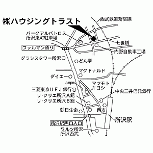 株式会社ハウジングトラストの周辺地図