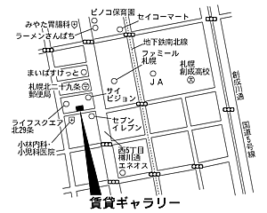 賃貸ギャラリーの周辺地図