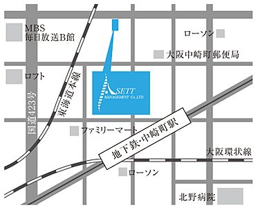 株式会社アセットマネジメントの周辺地図