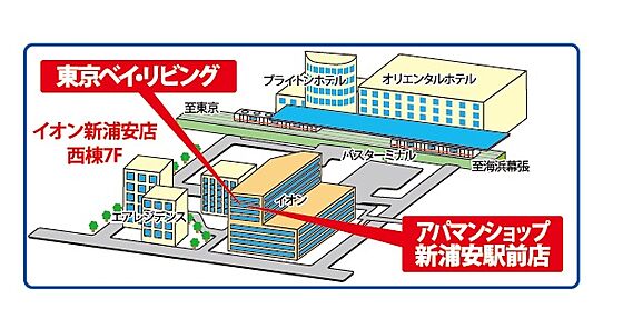 東京ベイ・リビング株式会社の周辺地図