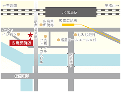 賃貸住宅管理株式会社　広島駅前店の周辺地図