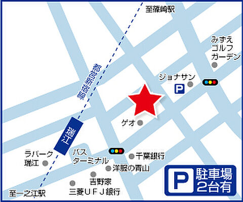 不動産買取専門店 瑞江 イエスポット株式会社の周辺地図