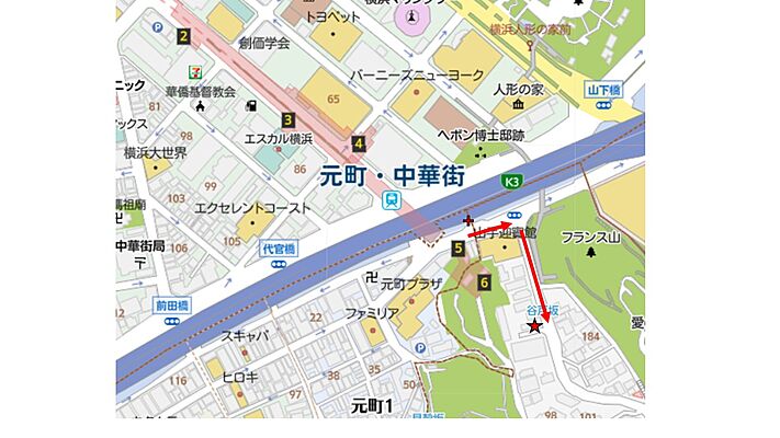 センチュリー21株式会社横浜元町不動産の周辺地図