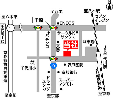 石山住宅株式会社の周辺地図