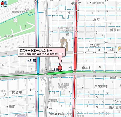 株式会社エステートエージェンシーの周辺地図