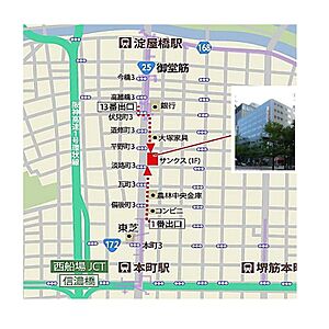 株式会社CROSS CORPORATIONの周辺地図