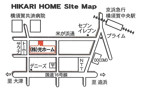 株式会社 光ホームの周辺地図