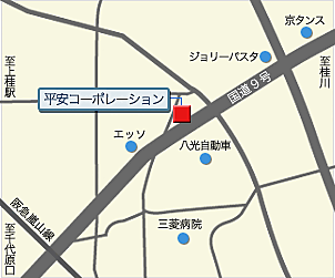 株式会社平安コーポレーションの周辺地図