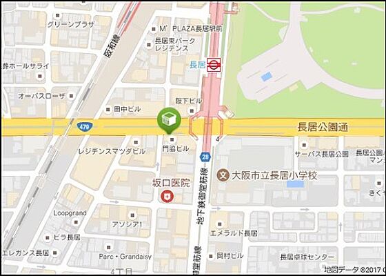 株式会社Best com ホームメイト長居駅前店の周辺地図
