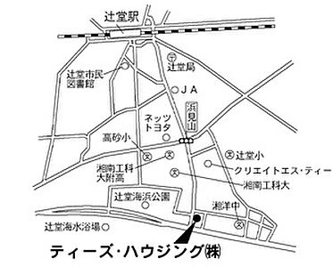 ティーズ・ハウジング株式会社の周辺地図