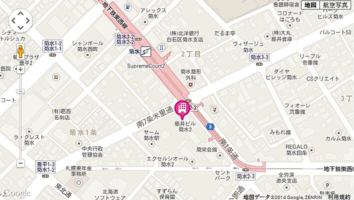 株式会社ビッグ 菊水店の周辺地図