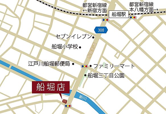株式会社ハウスプラザ 船堀店の周辺地図