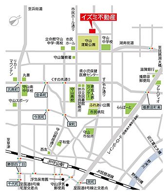 イズミ不動産株式会社 賃貸部門の周辺地図