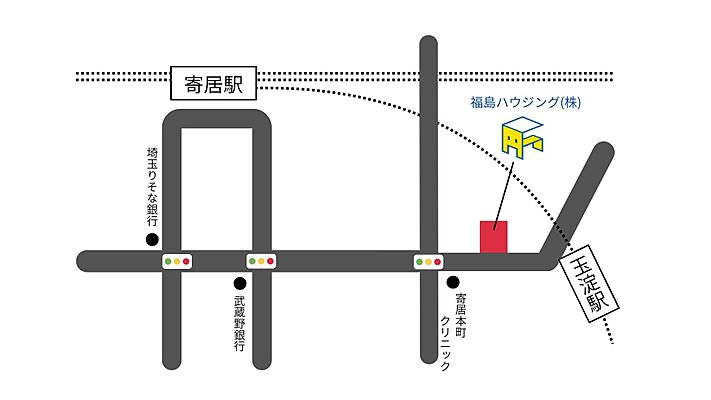 福島ハウジング株式会社の周辺地図