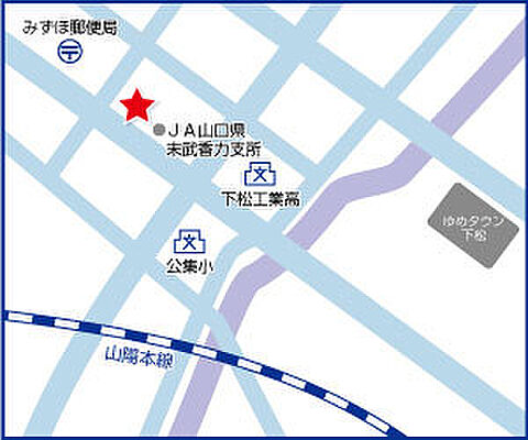 ハウスドゥ　下松　株式会社スクエアの周辺地図