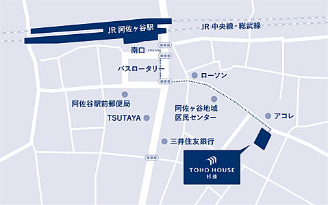 株式会社東宝ハウス杉並の周辺地図