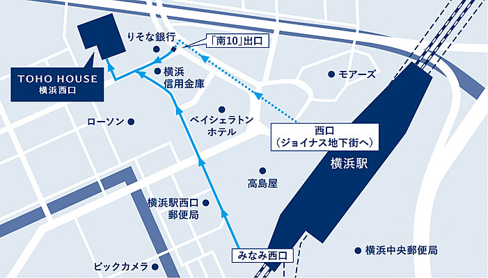 ホームズ 地図 アクセス情報 株式会社東宝ハウス横浜西口 不動産会社 不動産屋 の検索