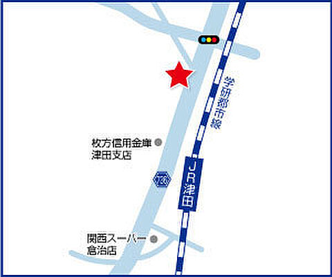 ハウスドゥ 津田 株式会社Neo不動産販売の周辺地図