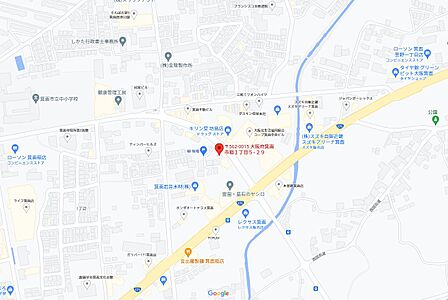 箕面土地建物株式会社の周辺地図