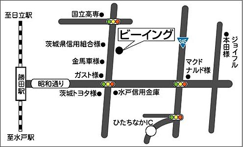 有限会社ビーイングの周辺地図