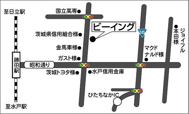 有限会社ビーイングの周辺地図