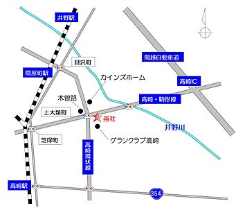 株式会社三方舎の周辺地図