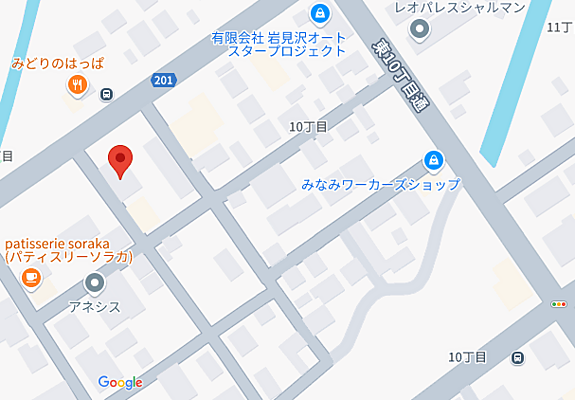 北章宅建株式会社 イエステーション岩見沢店の周辺地図