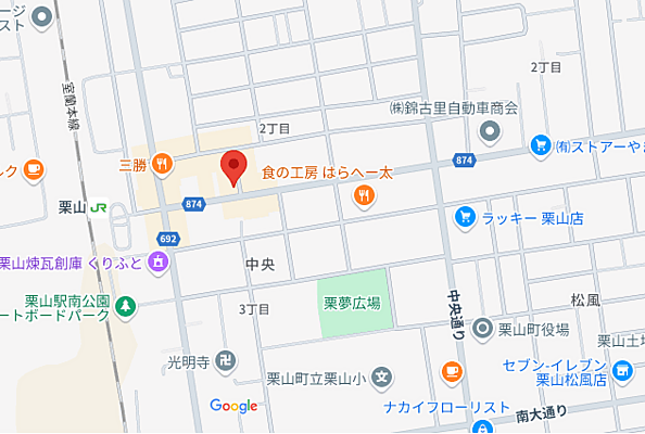 北章宅建株式会社 イエステーション栗山店の周辺地図