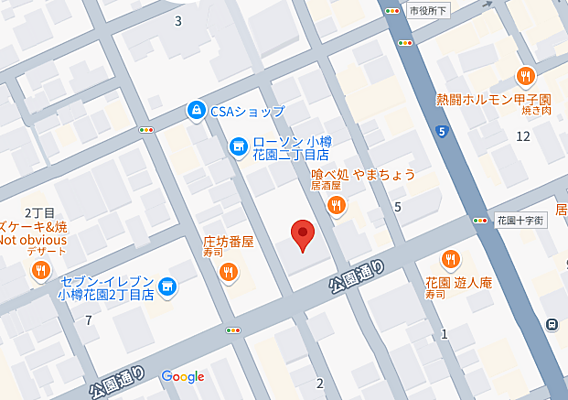 北章宅建株式会社 イエステーション小樽店の周辺地図