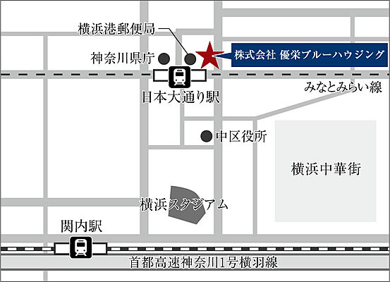 株式会社優栄ブルーハウジングの周辺地図